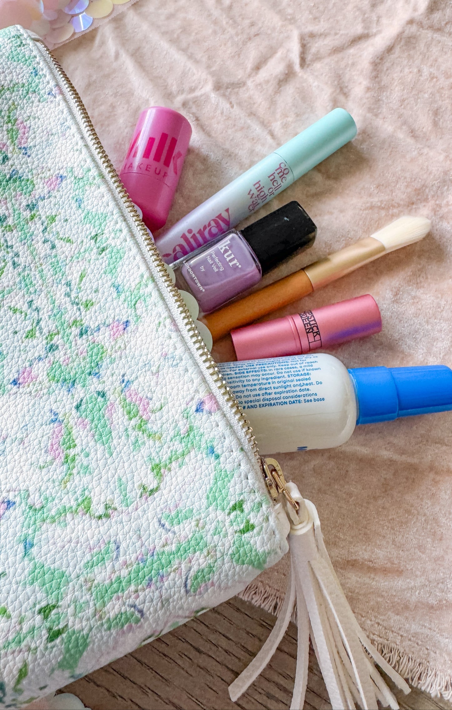 Makeup Bag Clutch -  Cherry Disco