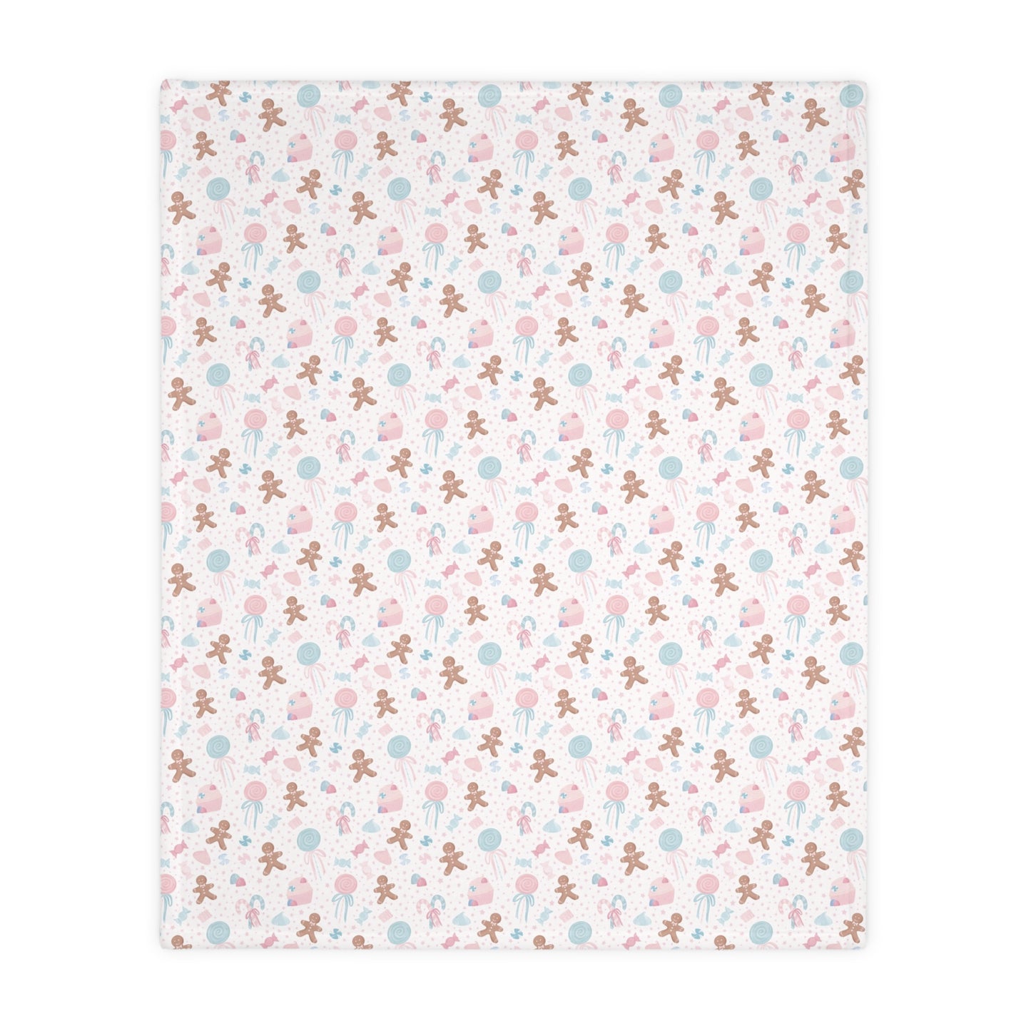 SugarPlum Christmas Velveteen Microfiber Blanket (Two-sided print)