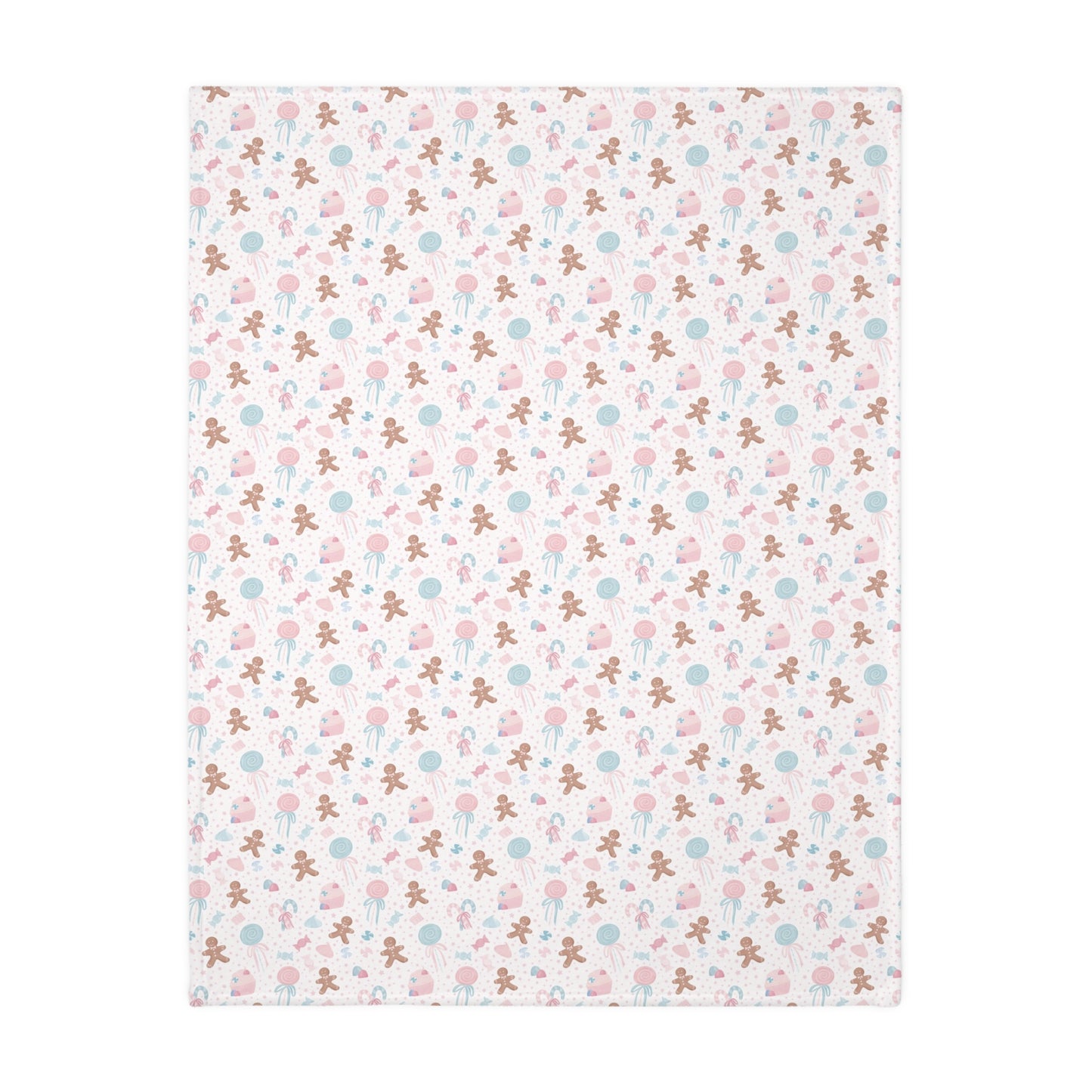 SugarPlum Christmas Velveteen Microfiber Blanket (Two-sided print)