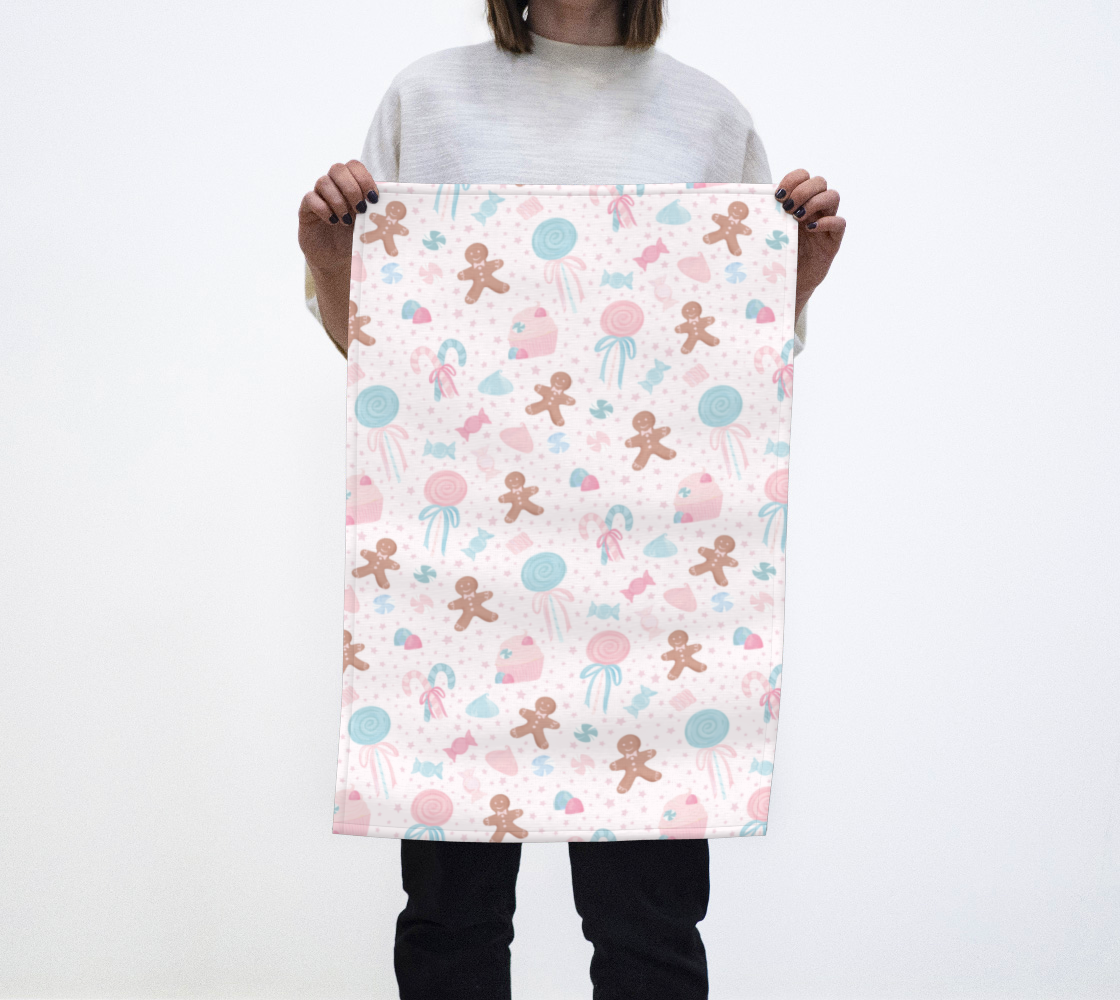 Sugar Plum Tea towel