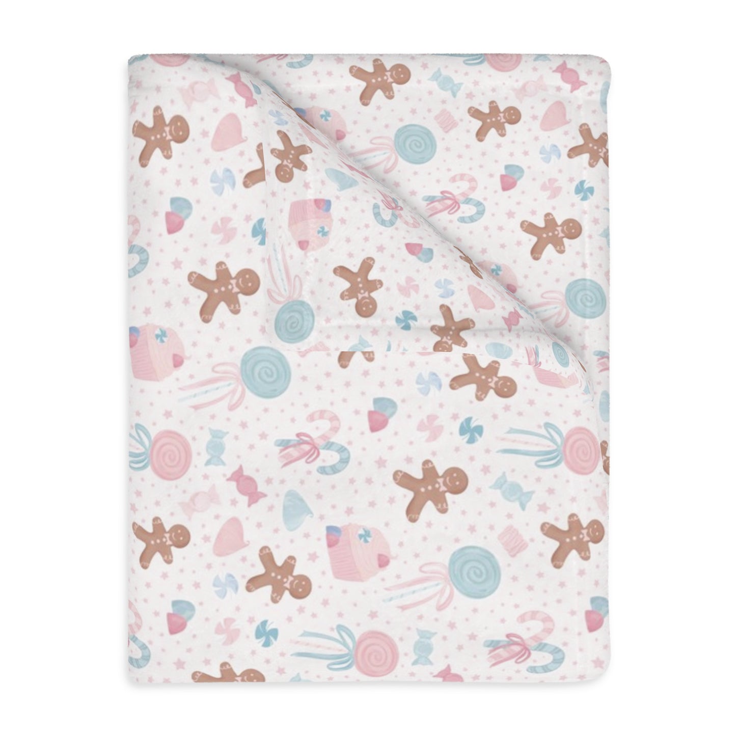 SugarPlum Christmas Velveteen Microfiber Blanket (Two-sided print)